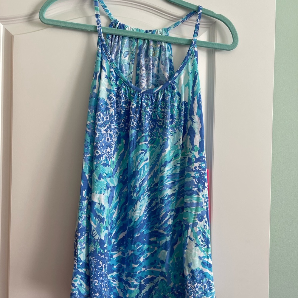 Lilly Pulitzer lacy top blue haven, size l